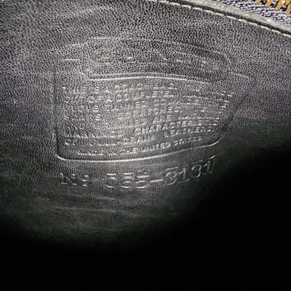 SOLD Vintage Coach Saddle Bag #9851 - Picture 5 of 14